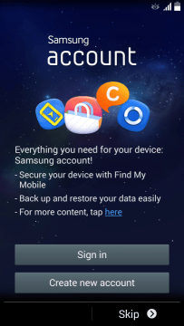 Snímek obrazovky z Androidu 4.4 KitKat pro Samsung Galaxy Note 3
