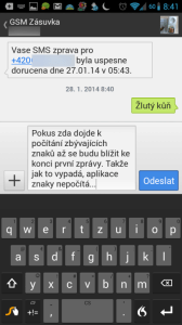 Ve výchozím nastavení Textra nepočítá písmenka