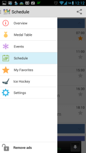 2014 Sochi Winter Games: postranní nabídka