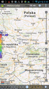 Meteoradar: aktuální situace