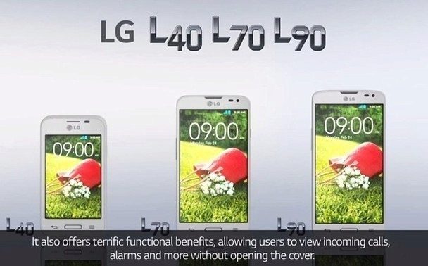 LG L90, LG L70 a LG L40