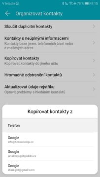 jak zálohovat android