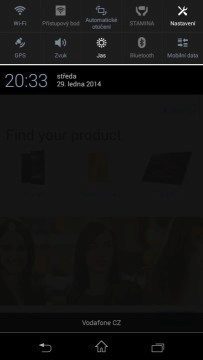 Sony Xperia Z1 Compact Screenshot - notifikační oblast (1)