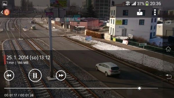 Sony Xperia Z1 Compact Screenshot - Videopřehrávač (1)