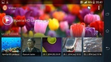 Sony Xperia Z1 Compact Screenshot - Videopřehrávač (3)