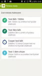 Endomondo Sports Tracker: fitness testy