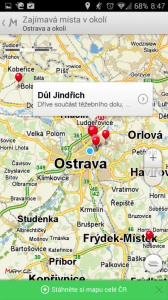 Mapy.cz: zajímavá místa v okolí