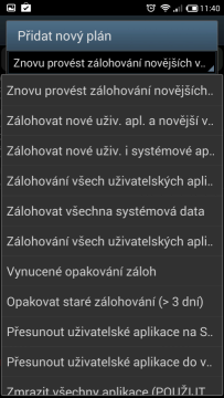 Jaký obsah má být zálohován?