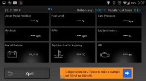 CaroO: Informace z OBD modulu