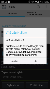 Přihlášení k účtu Google