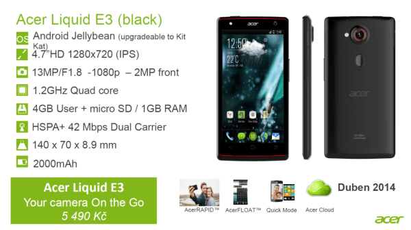 Acer Liquid E3