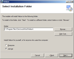 Helium Desktop Installer