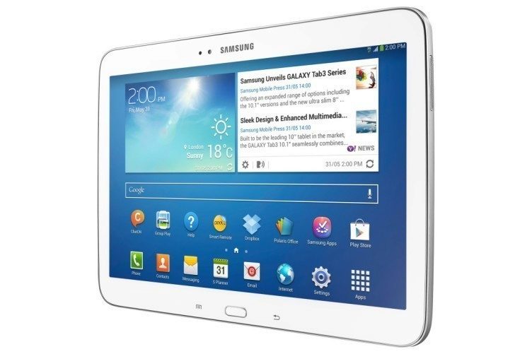 Fyzické tlačítko Domů má i nový Samsung Galaxy Tab 3 10.1