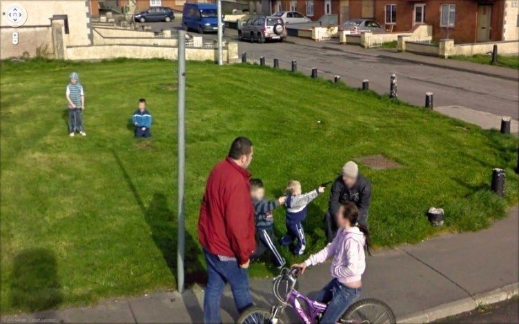 Google Street View naval prachy