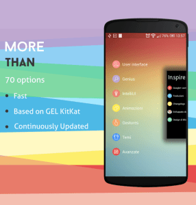 Android aplikace - inspire launcher 1