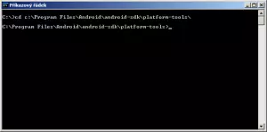Přejděte do složky platform-tools
