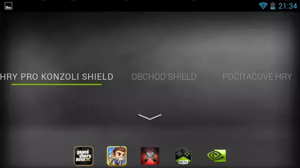 Nvidia Shield hry