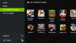 nvidia shiled android games