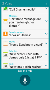 Samsung Galaxy S5 S Voice 3