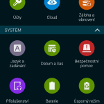 Samsung Galaxy S5 ukázka prostředí TouchWiz 10