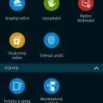 Samsung Galaxy S5 ukázka prostředí TouchWiz 9