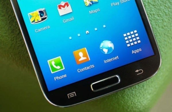 Tlačítko Domů je typickým rysem zařízení Samsung