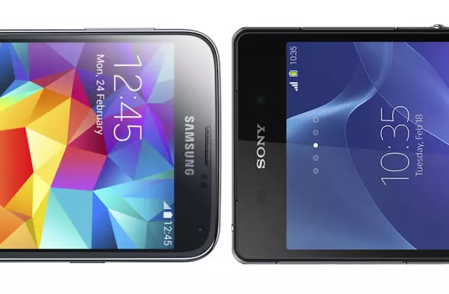 sony xperia Z2 vs Samsung galaxy S5 sony xperia Z2 vs Samsung galaxy S5