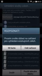 Programu sdělíte, kde má hledat