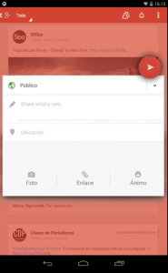 Nový design aplikace Google+ pro Android