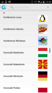 Vložení informace o kontaktu