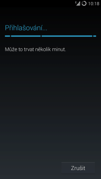 Přihlašování k účtu