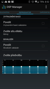Ekvalizér DSP Manager