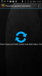 Čtení chybových kódů