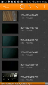 VLC for Android Beta: náhledy videí