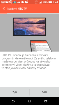 HTC One M8 recenze - TV