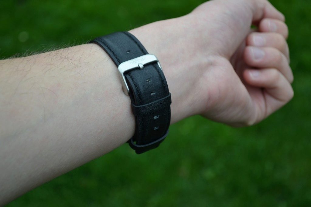 pebble steel kozeny pasek