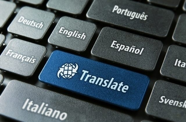 Online translation service concept