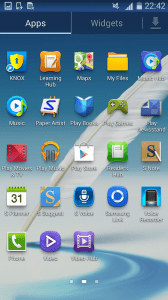 Snímek obrazovky z Galaxy Note II s Androidem 4.4.2 KitKat