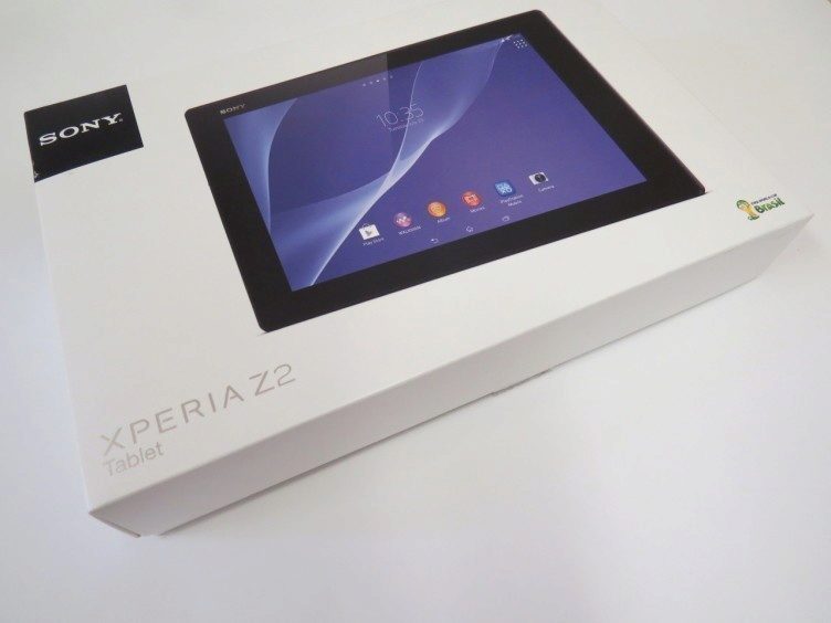 Sony Xperia Z2 Tablet - krabice