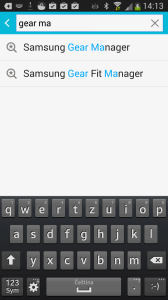 Aplikace Samsung Gear Manager se instaluje skrze Samsung Apps