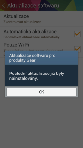 Gear Manager: Aktualizace softwaru