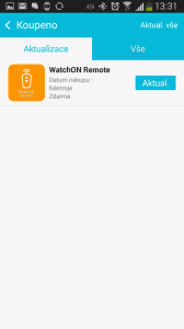 Samsung Apps: aktualizace aplikace v hodinkách