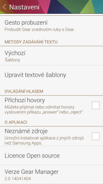Možnosti nastavení