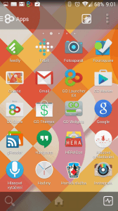 GO Launcher s Project Hera Launcher Theme