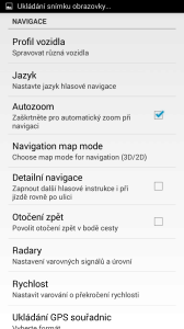 MapFactor: GPS Navigation: nastavení aplikace