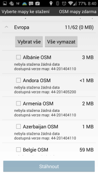 MapFactor: GPS Navigation: stažení map