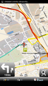 MapFactor: GPS Navigation: 2D pohled