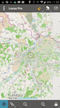 Locus Map Pro – Outdoor GPS: mapové podklady OSM