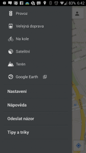 Mapy Google 8.1 přinášejí režim Terén