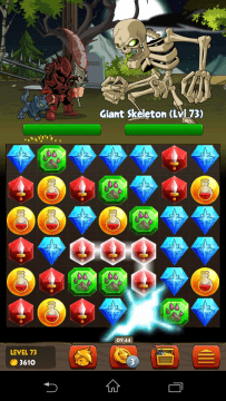 battle gems - aktivace kamenů